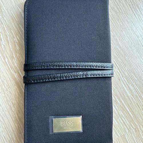 Boss parfums cosmetic travel bag new