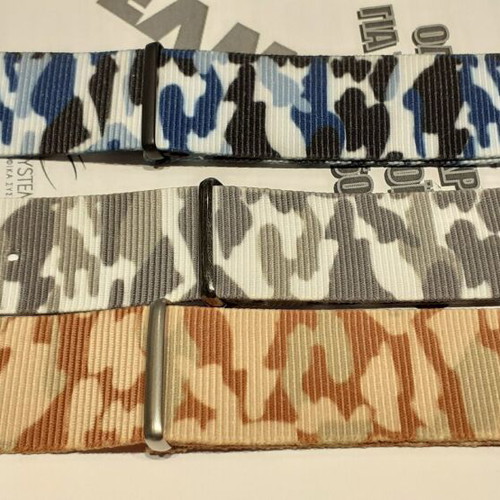 Nato camouflage watch straps 20, 22, 24mm new, pack of 373 pieces