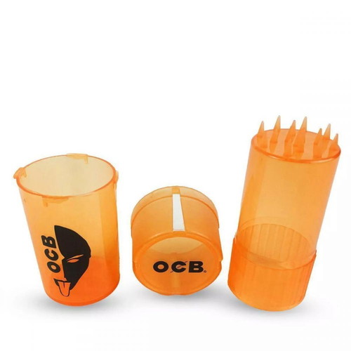 OCB plastic grinder 40mm 2 in 1 orange new