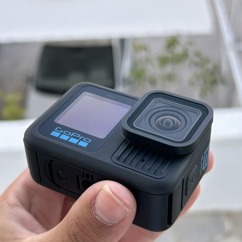 GoPro Hero 13 action camera with waterproof case and lens protector