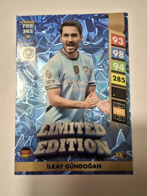 Ilkay Gündoğan limited edition collectible card new