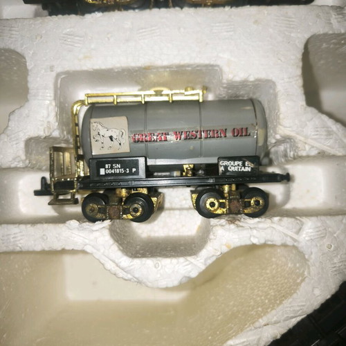 Vintage Goldlok Western Express battery-operated toy train set new