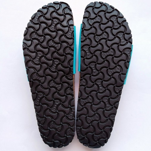 Birkenstock Madrid single strap sandals patent vibrant blue size 42 new