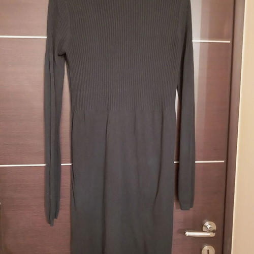 Knitted dress used, black, size L