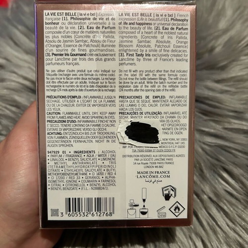 Lancôme La Vie Est Belle Eau de Parfum 50ml new