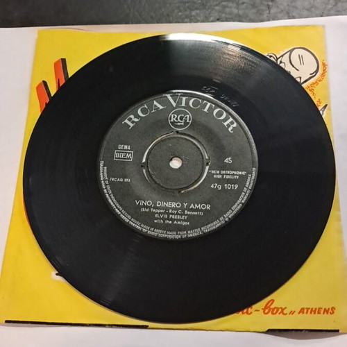 Marguerita Elvis Presley record used, good condition