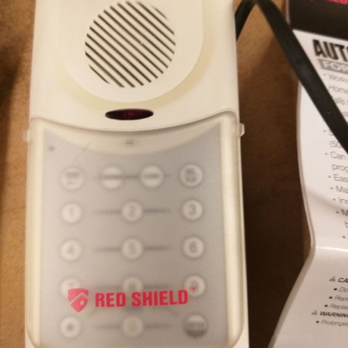 Redshield Model No WS-110 Wireless Answering Machine Distress Alarm used