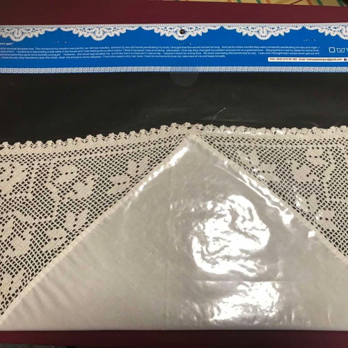 Handmade large embroidery Greek made new No 12