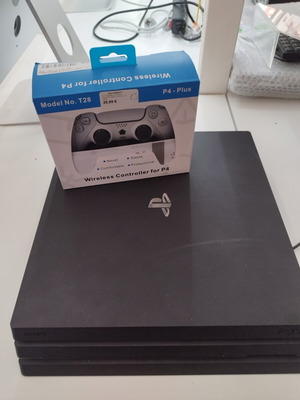 PlayStation 4 Pro with compatible controller like new