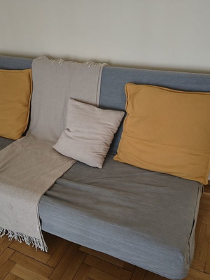 Three-seater sofa bed
