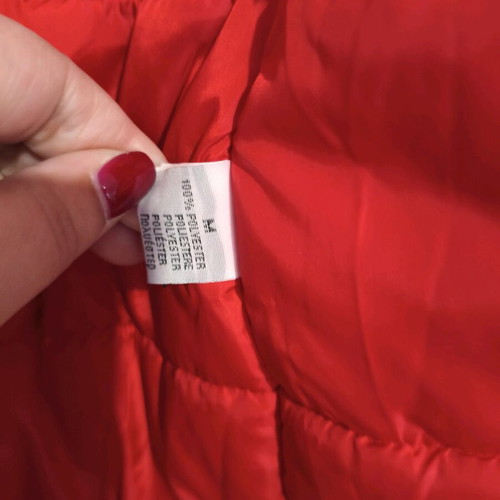 Women's jacket new size M red with detachable hood