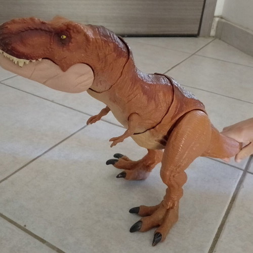 Jurassic World Chaos Large T-Rex Brown 25x57cm used