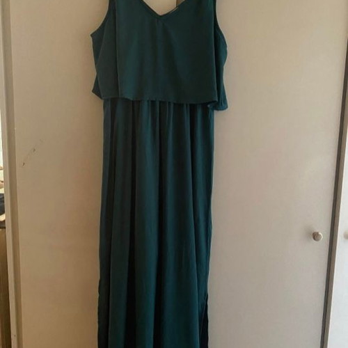 About You dress emerald color like new, size 44