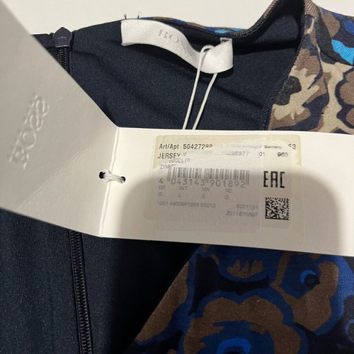 Hugo Boss dress new elastic blue