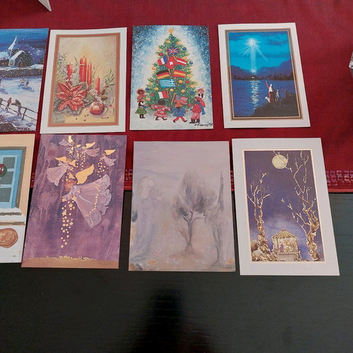 Christmas greeting cards new, pack of 10, different designs