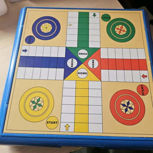 Portable multiple board game like new, closes like a suitcase
