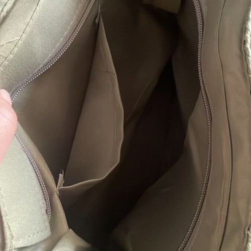 Musitsa Straw Backpack like new, khaki green