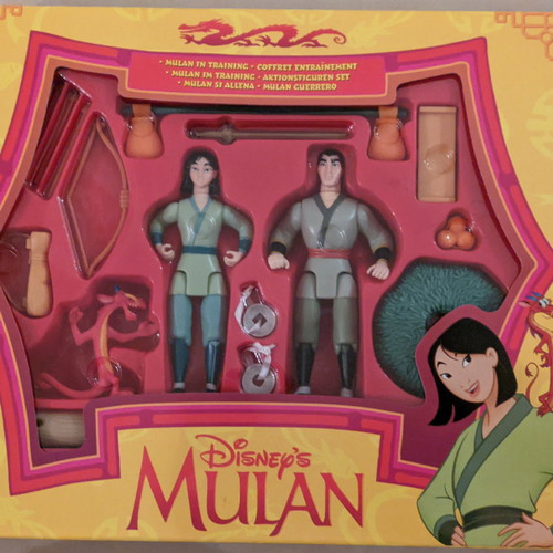 Συλλεκτικές φιγούρες Mulan in training της Mattel 1998, καινούργιες στο κουτί