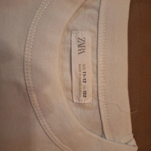 Zara long-sleeve shirt for boy 11-12 years like new, two-tone sleeves