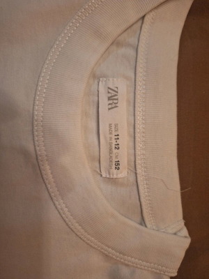 Zara long-sleeve shirt for boy 11-12 years like new, two-tone sleeves
