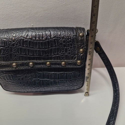 Mak & Gio black crossbody bag like new with bronze studs