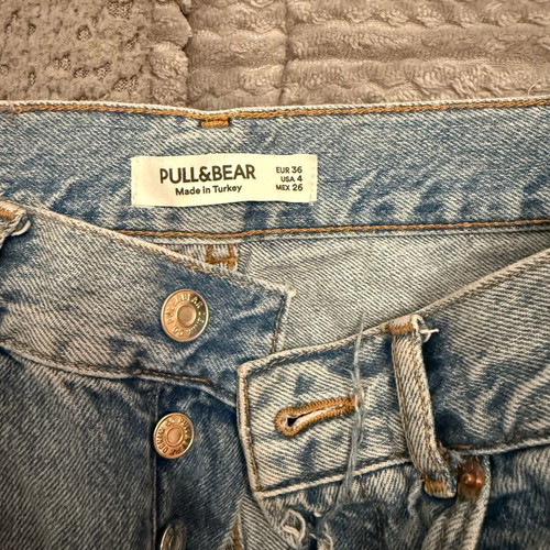 Pull & Bear jeans ripped at knees, size S, like new