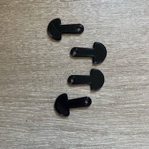 3D Printed Token for Supermarket Cart New, pack of 4