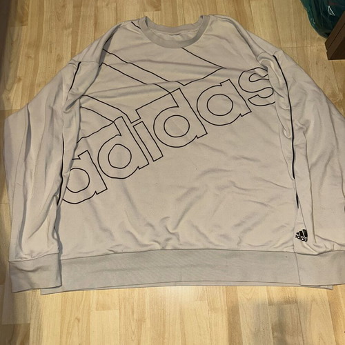 Adidas sweatshirt XXL white