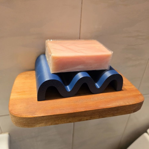 3D printed soap holder blue, like new