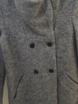 Zara coat used, gray, size S