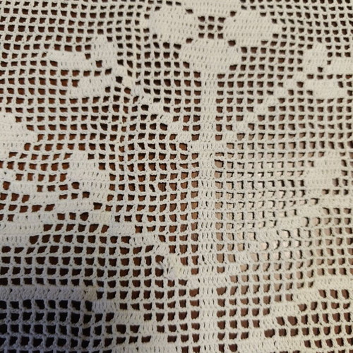 Handmade tablecloth 170 cm diameter like new