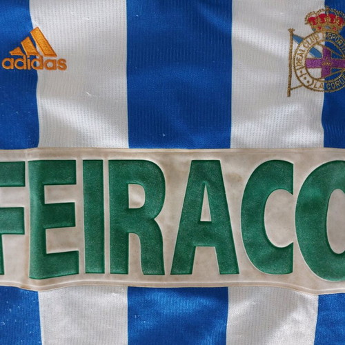 Deportivo La Coruña Adidas FEIRACO 1999-2000 vintage shirt used