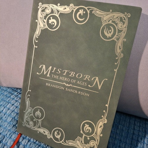 Mistborn notebook like new with Brandon Sanderson cover