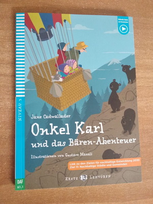 Book Onkel Karl und das Baren Abenteuer like new, German A1.1
