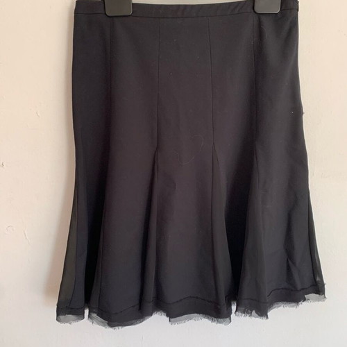 Zara basic black skirt size M like new with tulle