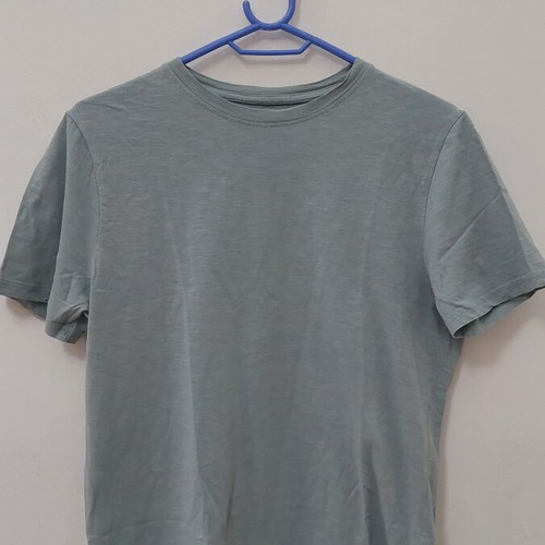 H&M children's t-shirt for 14 years, like new, gray and turquoise