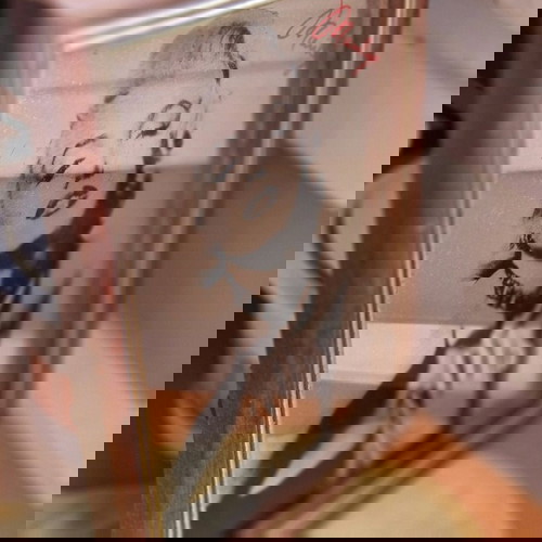 Vintage καθρέφτης Marylin Monroe μεταχειρισμένος, επισκευασμένος