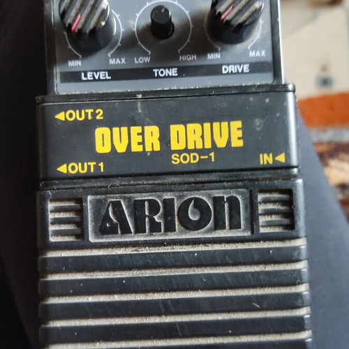 Arion SOD-1 Stereo Overdrive used vintage pedal with warm sound