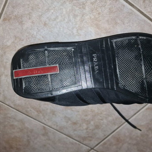 Prada men's shoes black size 45 like new