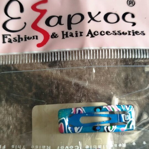 Hair clips new, pack of 8, blue