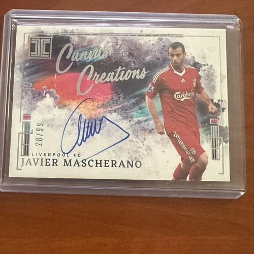 Panini Impeccable Javier Mascherano On Card Auto /99