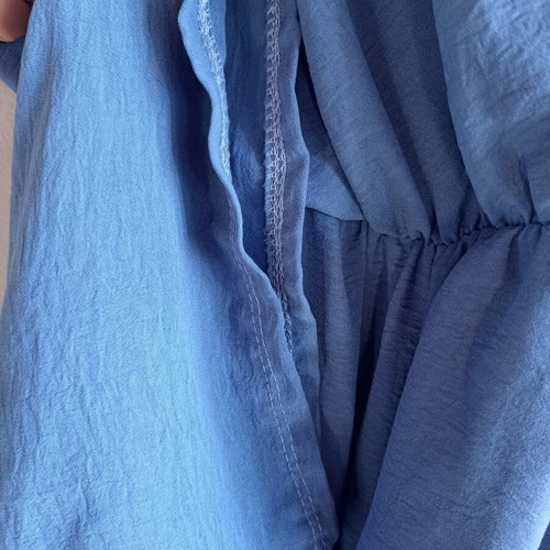 Blue casual summer jumpsuit, size M