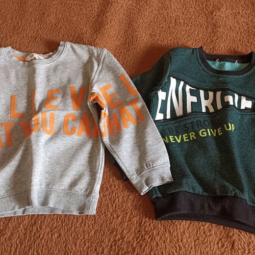 Sweatshirts like new, age 6-8 years, H&M and energiers