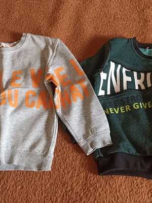 Sweatshirts like new, age 6-8 years, H&M and energiers