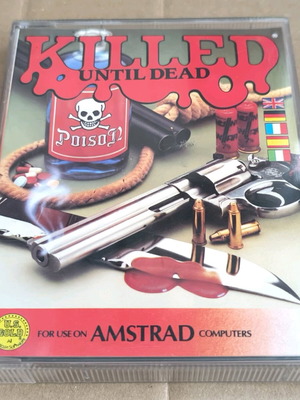 Killed Until Dead Amstrad cassette like new, complete in box