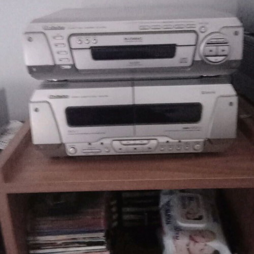 Technics stereo system used, 4 pieces with cassette and radio