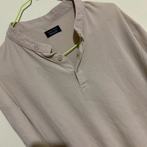 Zara man blouse size XL used, beige
