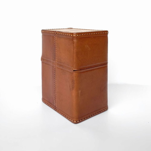 Tuscany Leather Duo leather box used, vintage edition by Aramis