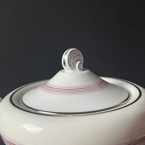 Vintage Porcelain Sugar Bowl Pirkenhammer like new, Art Deco style