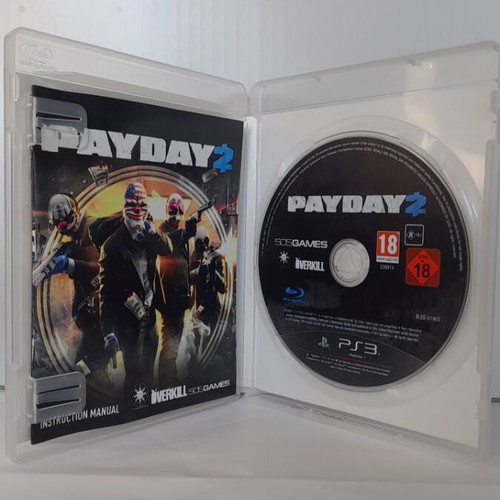 PayDay 2 PS3 game like new, full with manual, English version